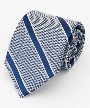  【JAPANESE SILK FRESCO TIE COLLECTION】レジメンタル ネクタイ