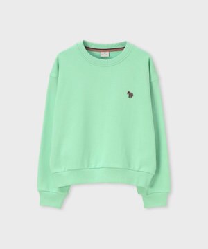  ゼブラ ワンポイント スウェット