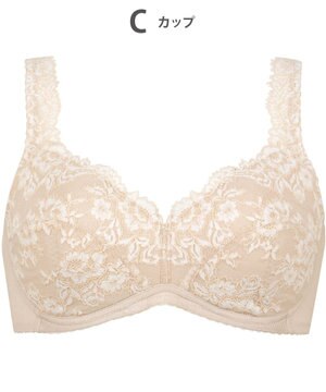  ノンワイヤーブラ 軽いつけごこち 自然なまるみシルエット 背中すっきり 肩にくいこみにくいストラップ ブラジャー ブラ NB3023 ウイング／ワコール