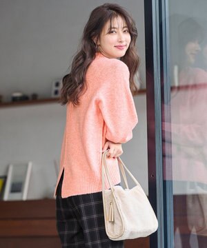  パイピングフェイクファートート バッグ