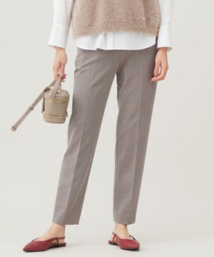  【WEB限定カラーあり・撥水加工・洗える】TRギャバテーパード パンツ