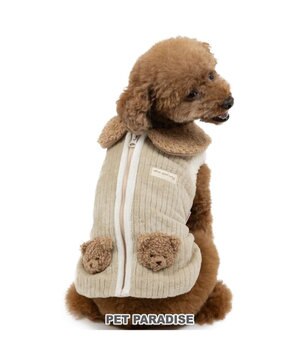  ペットパラダイス くまちゃん 背中開き ジップ ベスト 小型犬