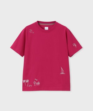  ドローイングモチーフ Tシャツ