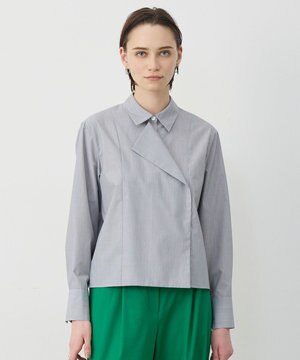  【先行予約】クリーンブロード ライダース風 クロップドシャツ