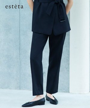  【エステータ】ライトダブルクロス パンツ