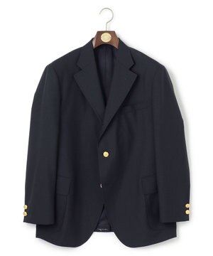  【KING SIZE】【定番 / 不朽の名作】ペピンメリノトロピカル 紺ブレザー / 金釦 / 背抜き