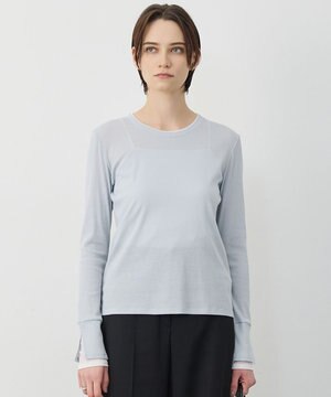  セミシアーテレコ レイヤード風カットソー