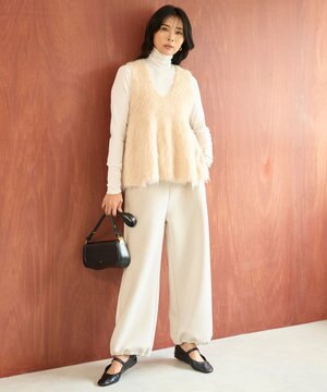  【野呂佳代さん着用】BEAUTY FORM JERSEY イージーパンツ