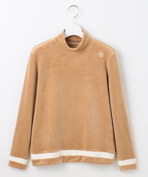  【WOMEN】ベロア モックネック