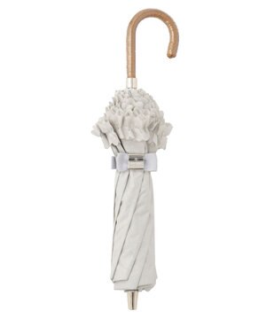  ランバン オン ブルー 晴雨兼用日傘 折りたたみ傘 ドビー×フリル 遮光 遮熱 UV