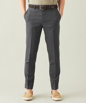  【AIRY MOVE / セットアップ対応】ウォッシャブルウールトロピカル セットアップパンツ