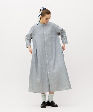  LIGHT HICKORY ONE PIECE / ヒッコリーシャツワンピース