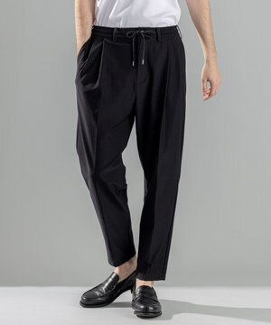  新素材【抜群の通気性/360度ストレッチ】エアトールストレッチ ドロスト付ワイドテーパードパンツ/ ORIGIN CONVERTIBLE