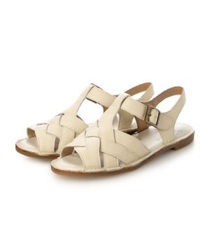  <ing>【サスティナブル】クロスメッシュデザインサンダル