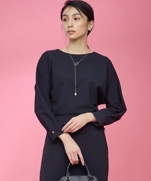  パールラリアットネックレス