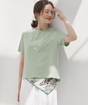  【WEB＆一部店舗限定カラーあり/Oggi掲載】ハイエンド クルーネック Tシャツ