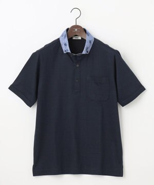  【リネン素材/清涼感/吸水速乾】リネン天竺 ポロシャツ
