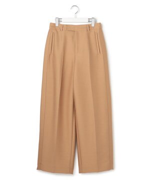  【GOLD LABEL】ウールダブルクロス バレル ワイド パンツ