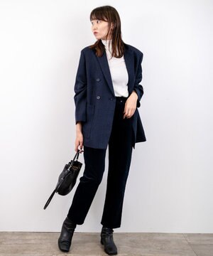  レギュラーストレート 裏起毛コーデュロイパンツ