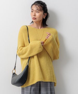  ブラッシュドアルパカ ニット