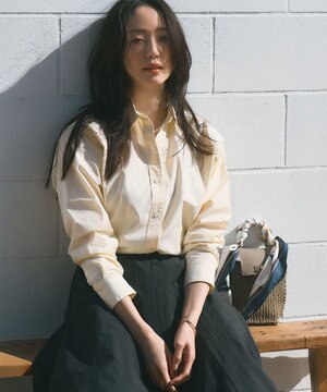  【Oggi4月号掲載/洗える】CANCLINI ベーシック シャツ