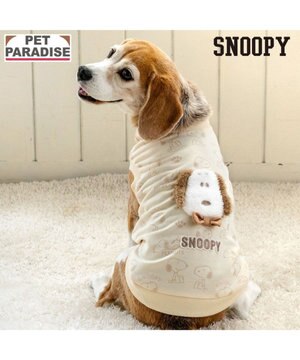  スヌーピー 淡色トレーナー 《ベージュ》 中型犬