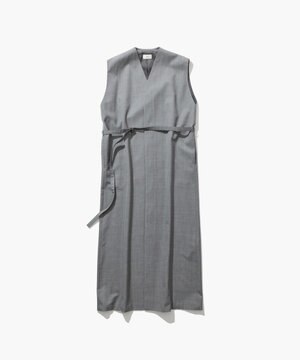  WOOL SILK TWILL | ジレドレス