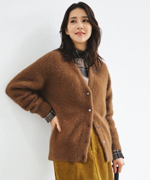  【カタログ掲載】ヘアリーフォックスVネックニット カーディガン