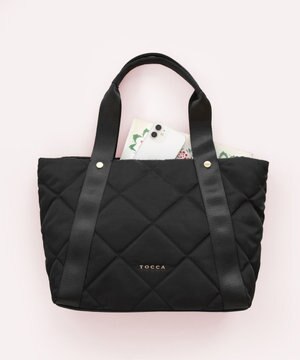 【撥水・A4サイズ対応】TRACE PAVE QUILT TOTE キルトバッグ