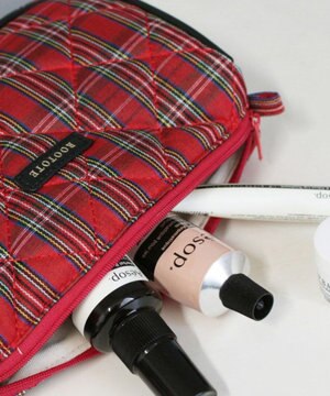  3620【トートのおともに】WR.ポーチ.チェックキルト-C