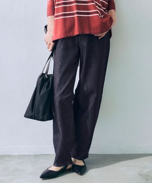  【19号サイズまで展開】ウスカルデニムダーツカーブ パンツ