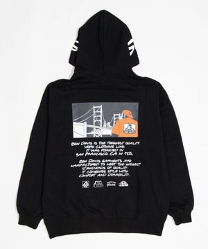  BENDAVISグラフィックプルパーカー