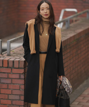 ウールカシミヤビーバー チェスター コート