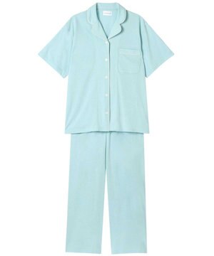  綿混エア天竺 半袖パジャマ