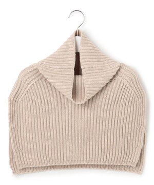  【洗える】カシミヤブレンド ニット ネックウォーマー