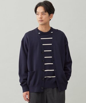 【OCEANS YouTube 掲載/男女兼用】スムースシルキーニット カーディガン