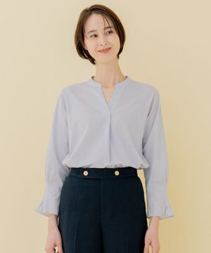 【XSサイズ～/洗える】トリコットジャージー プルオーバー