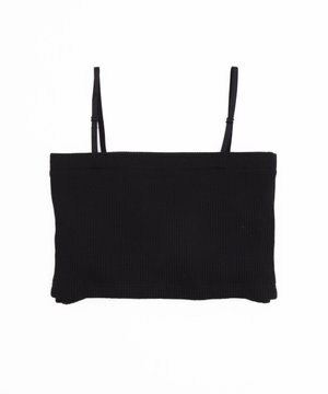  【カップ付きインナー/ベアにもなる】ストラップ付きカップインベアトップ