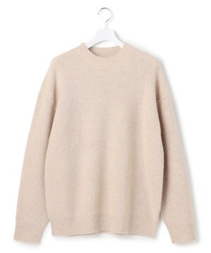  【UNISEX】ウールカシミヤ クルーネックニット