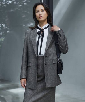  シックツイード テーラードジャケット