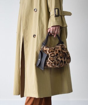  【MARCO MASI】ポーチ付きフェイクファーバッグ