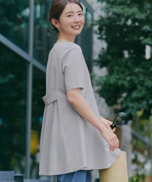  【おのののかさん着用 】「冷凛（ひやりん）」カノコバックフレアカットソー