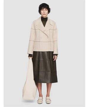 ダブルフェイスタータン　ショートコート