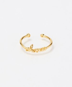  ラッキーレターピンキーリング(チャーム)