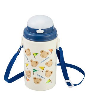 【ミキハウス】 ミキハウスベア 保冷ストローホッパー（450ｍｌ）