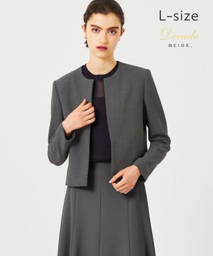  【L-size】SOPHIA / ノーカラージャケット