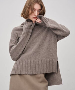  チャンキーニット プルオーバー