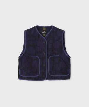  Perforated Floral ジャカード ベスト