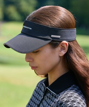  【快適フィット】メタリックロゴサンバイザー 85064