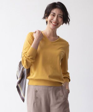 【ご好評につき新色追加!・WEB限定カラーあり・洗える】PRINCE Vネック ニット